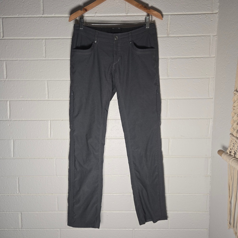Kuhl‎ Splash Straight Leg Hiking Pants 6 Reg Gray Outdoor Utility Gorpcore Camp